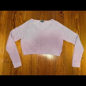 Crop top sweater